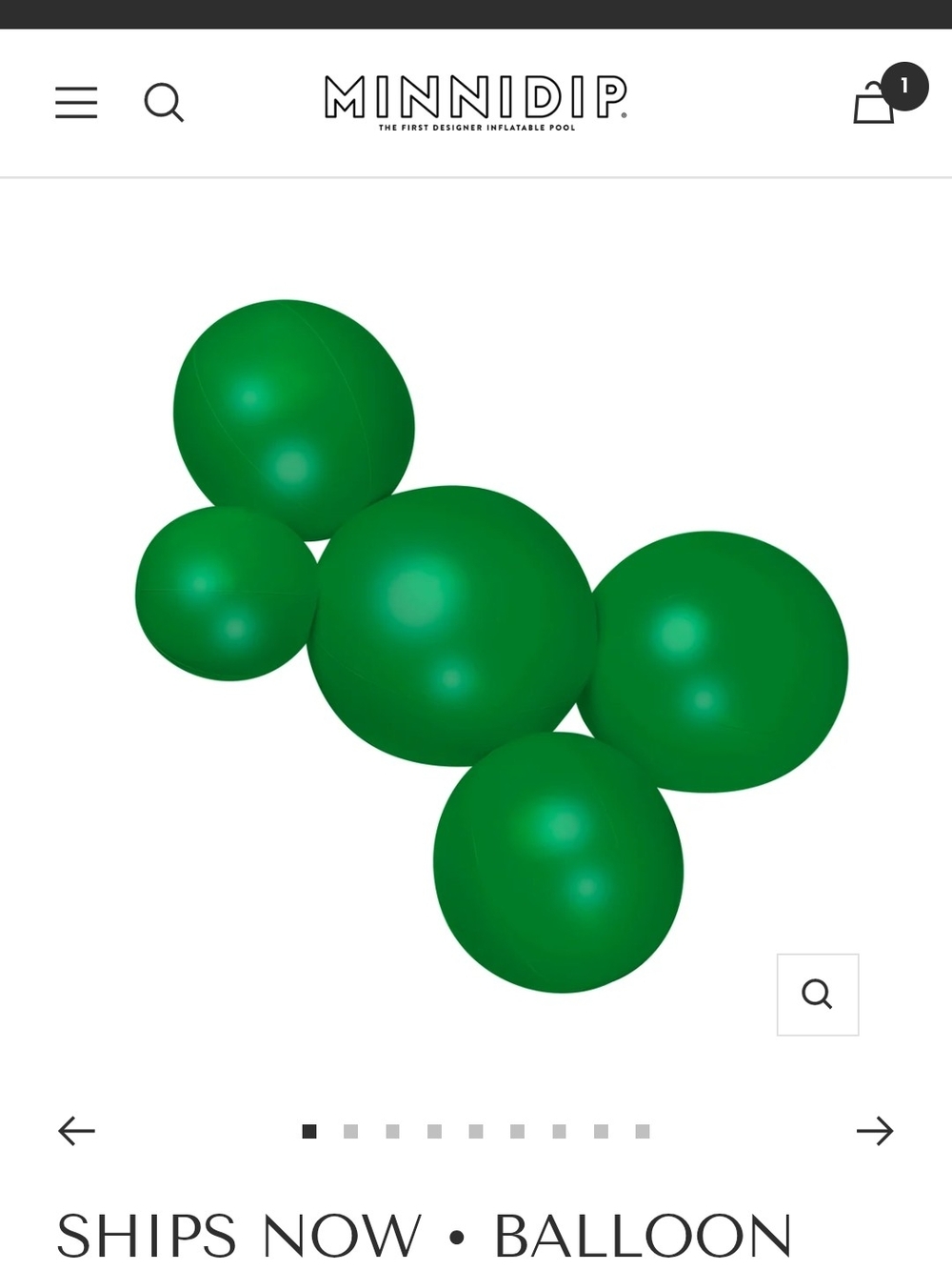 SET OF 6 colors Minnidip BALLOON Cluster: 5 CLUSTER BUNDLE - Picture 6 of 6